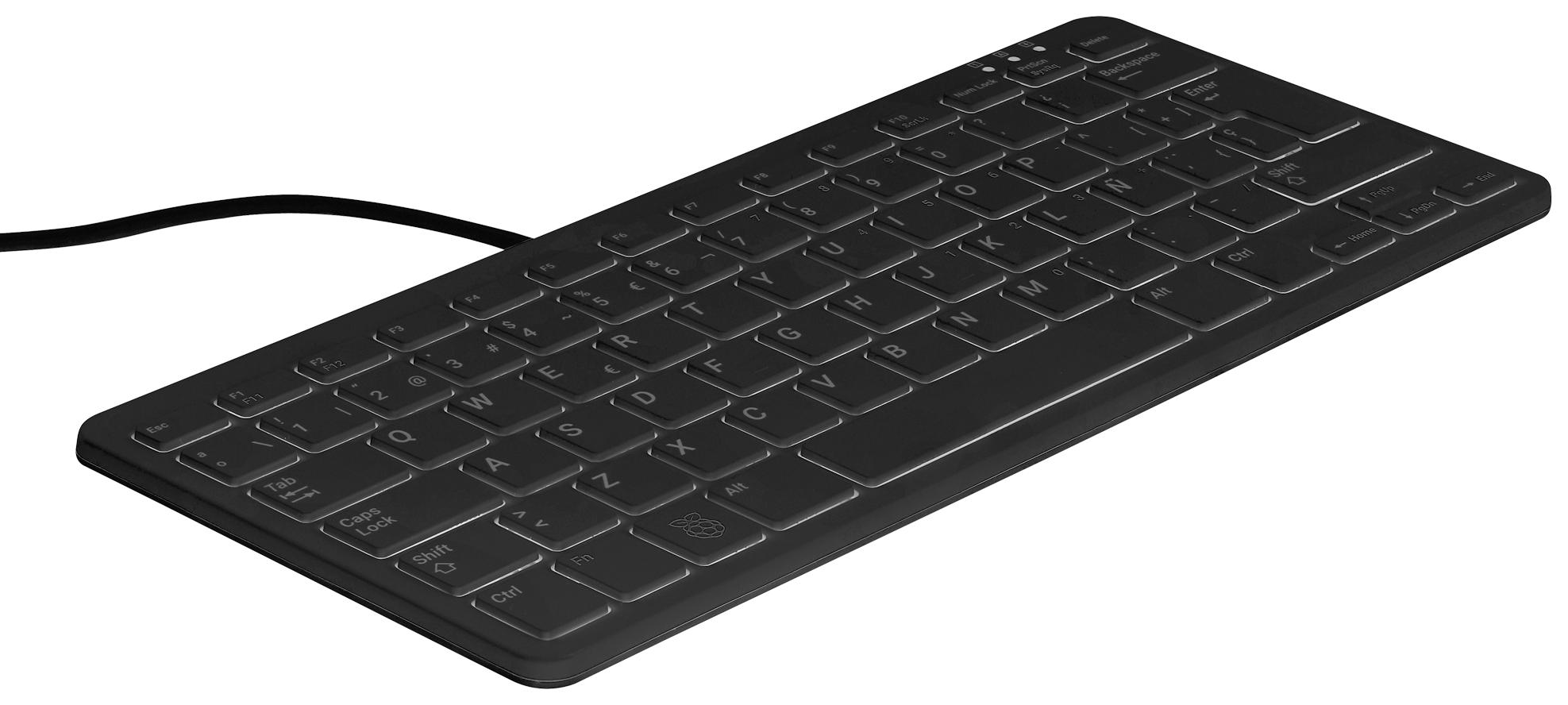 RPI-KEYB (ES)-BLACK/GREY