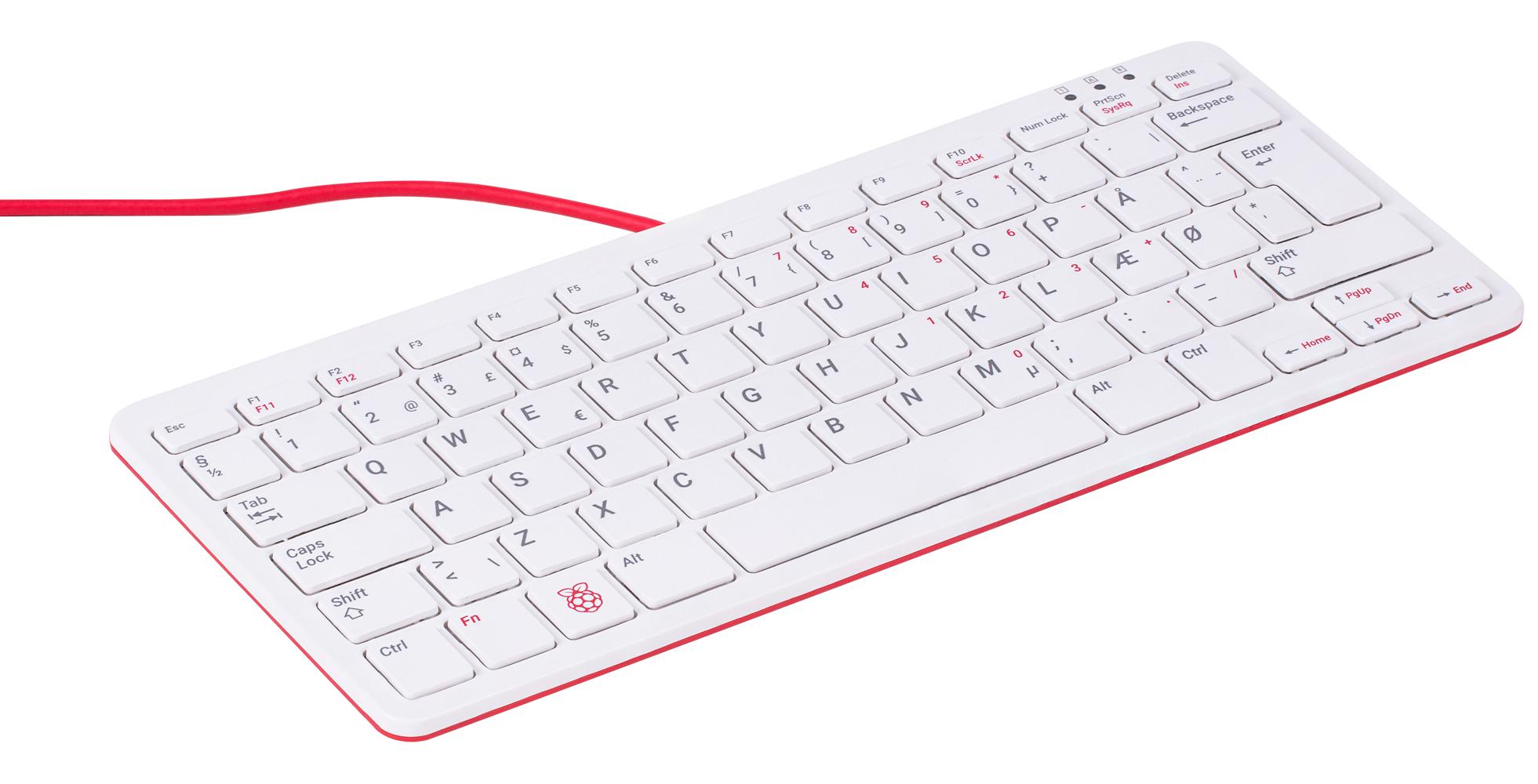 RPI-KEYB (DK)-RED/WHITE