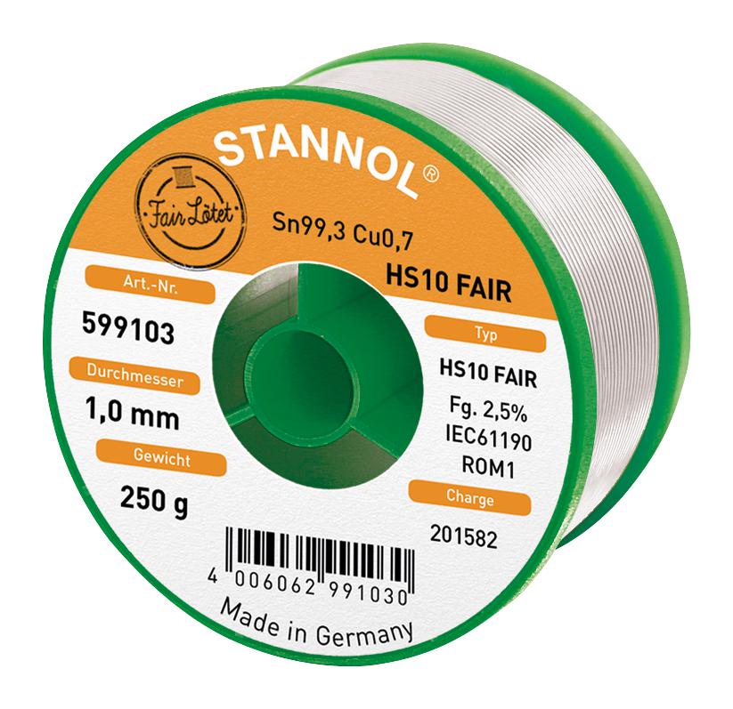 HS10 FAIR, 1.0MM, 250G