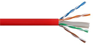 CAT6 RED 100M